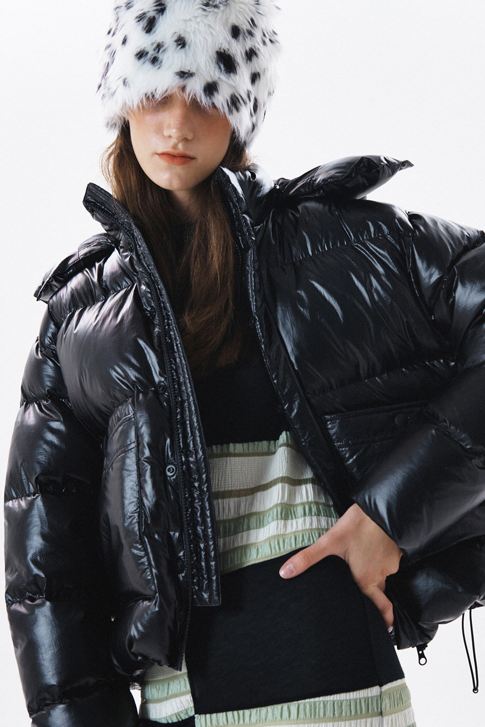 Current Hood Short Puffer Jacket