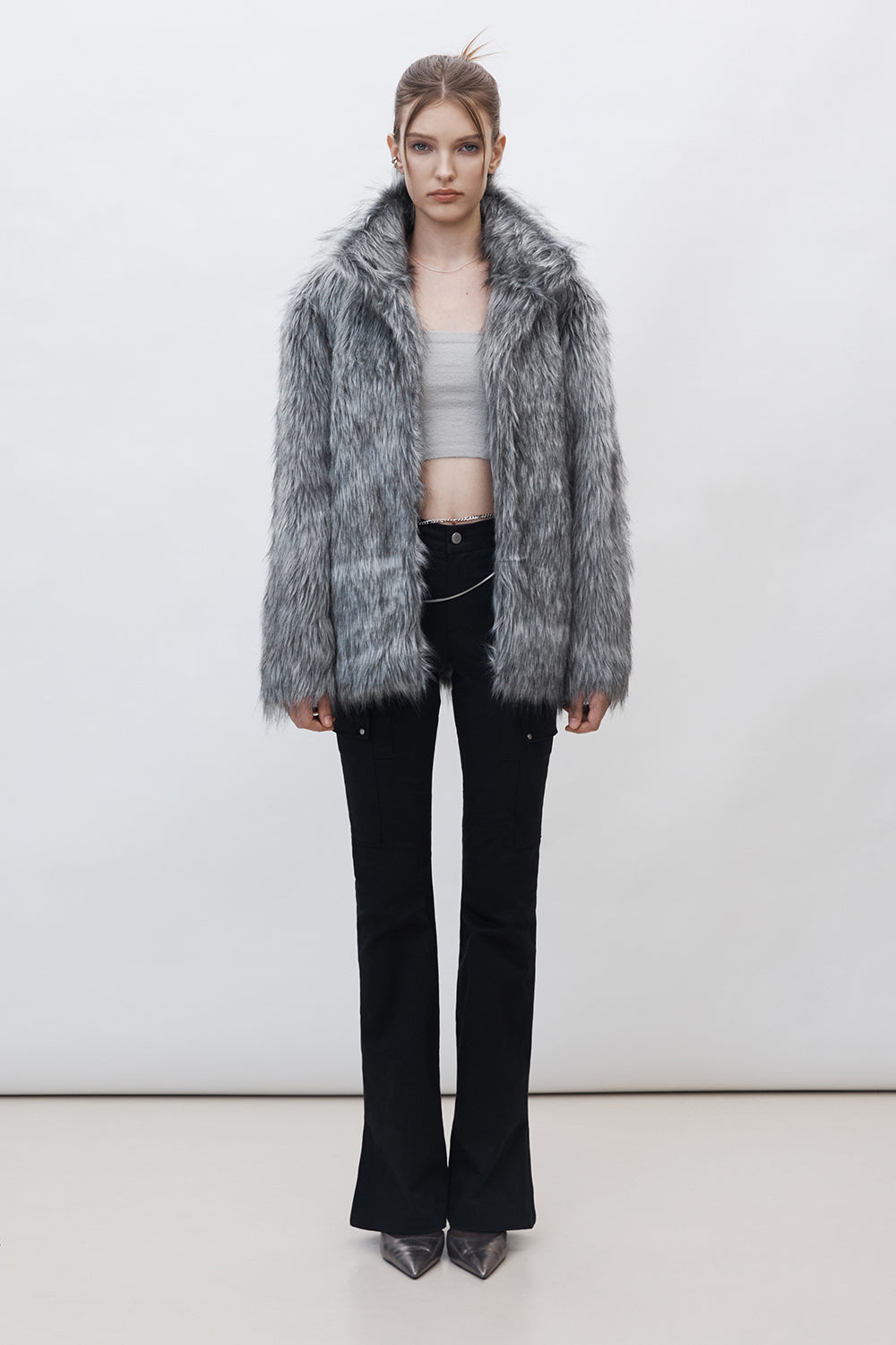 Current Heavy Mix Fur Jacket