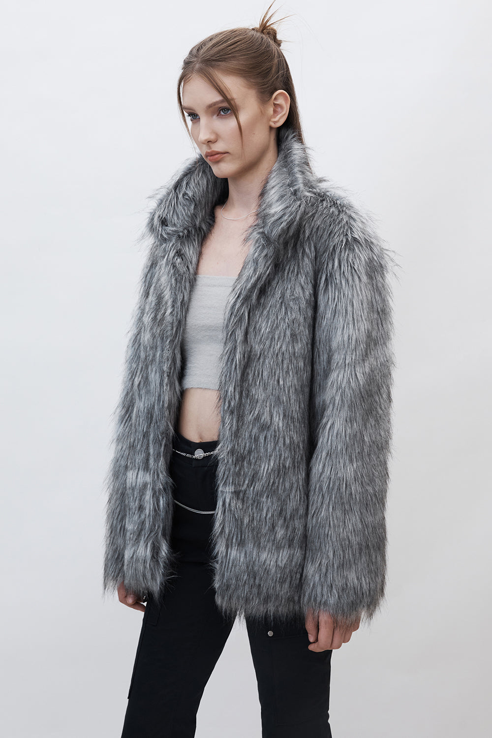 Current Heavy Mix Fur Jacket