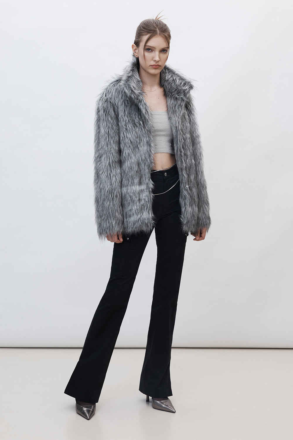 Current Heavy Mix Fur Jacket
