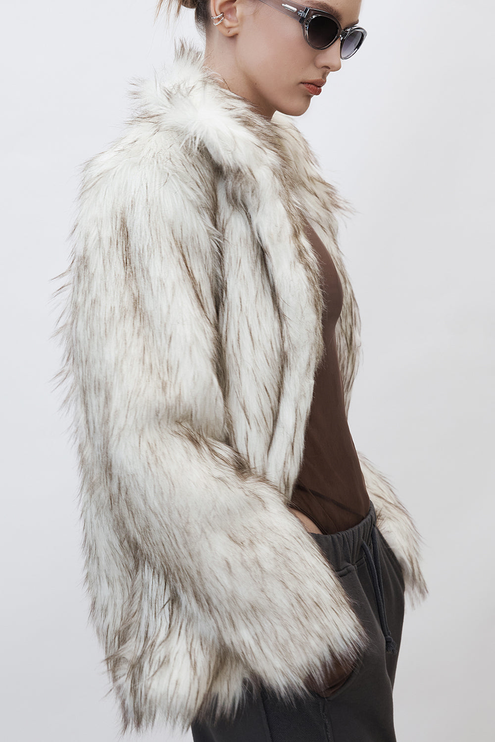 Current Heavy Mix Fur Jacket
