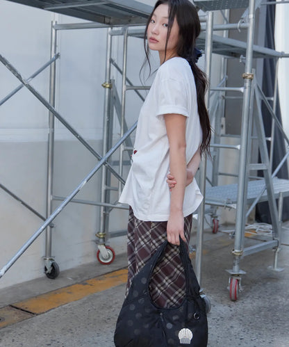 [ Pre-order ] Dot Padding Bag (BK)