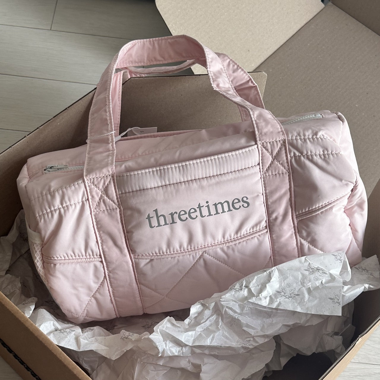 [ Joy同款 - 現貨 ] Threetimes🤍Bebe sport bag🎀