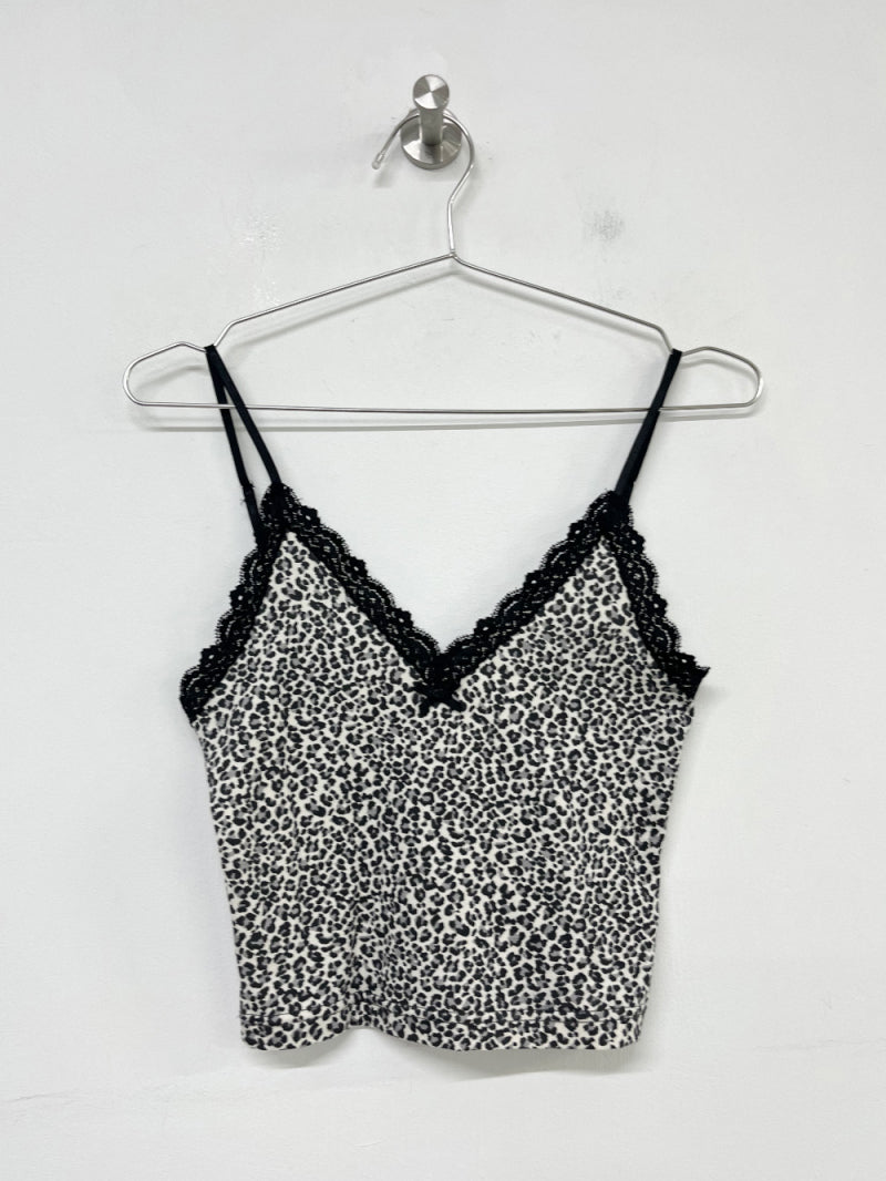 [ Pre-order ] Leopard Lace Sleeveless