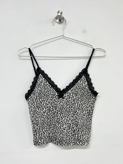 [ Pre-order ] Leopard Lace Sleeveless