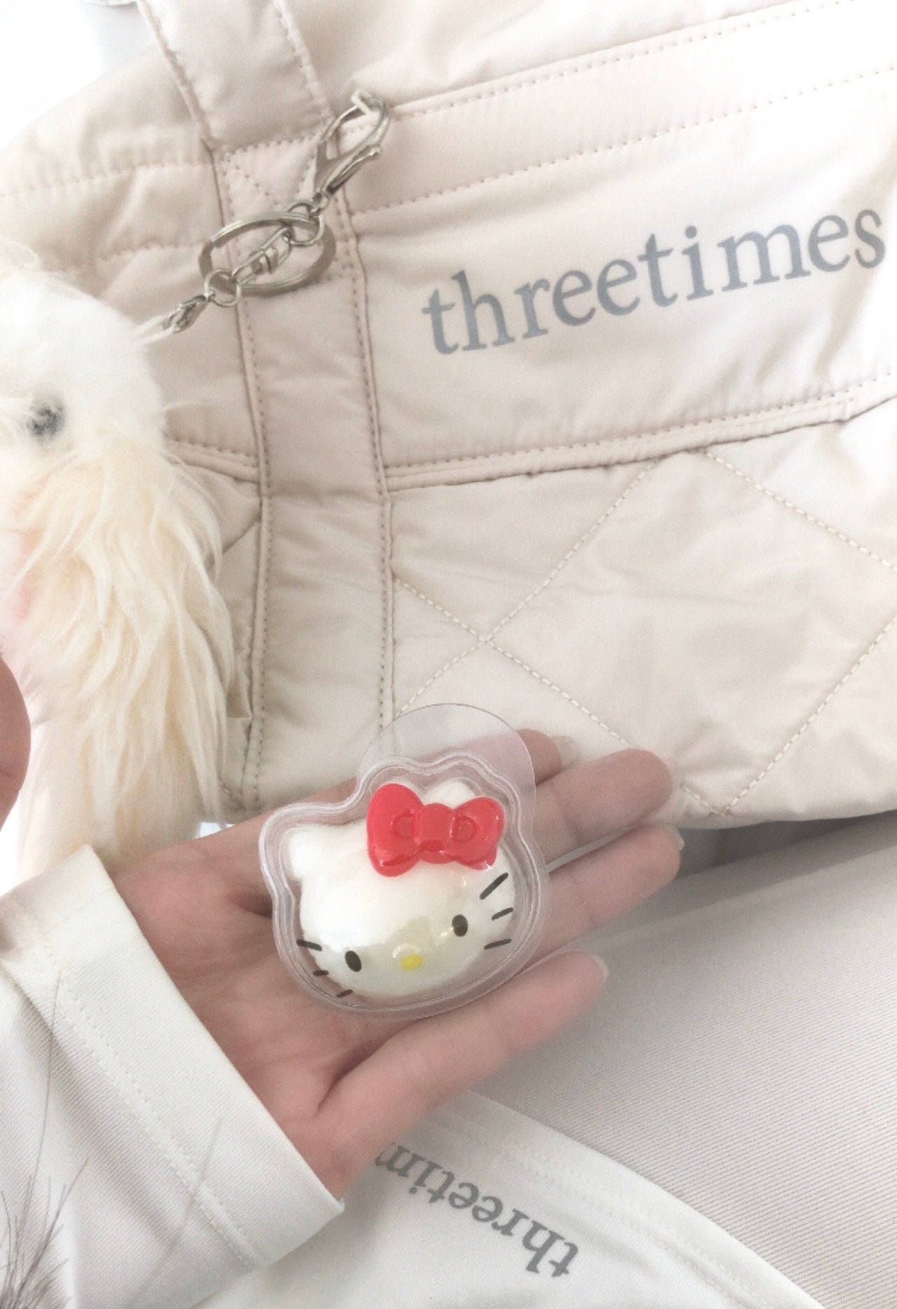 [ Joy同款 - 現貨 ] Threetimes🤍Bebe sport bag🎀