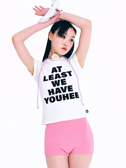 [ Joy,Karina 同款 Pre-order ] Lettering T-shirt