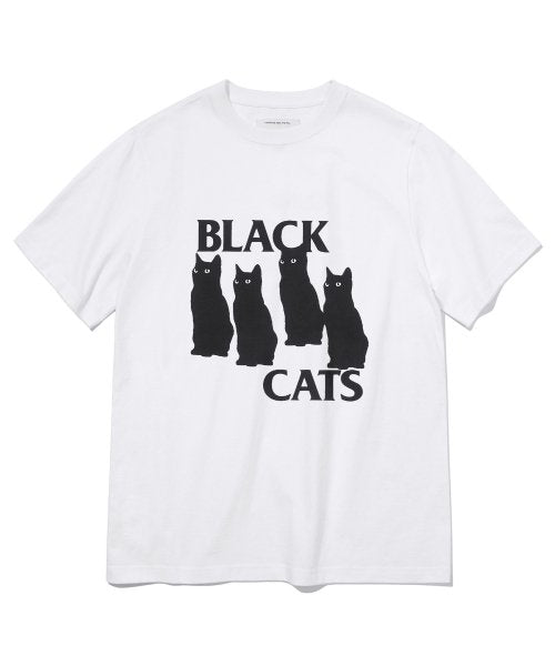 [ Pre-order ] Black Cat tee - White