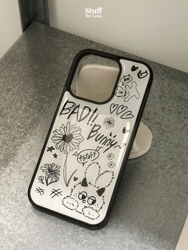 [ Pre-order ] White Bad Bunny Phone Case