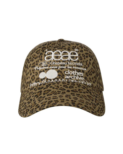 [ Pre-order ] AEAE Web Logo Leopard Cap