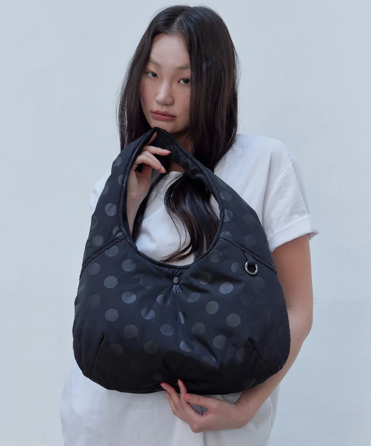 [ Pre-order ] Dot Padding Bag (BK)
