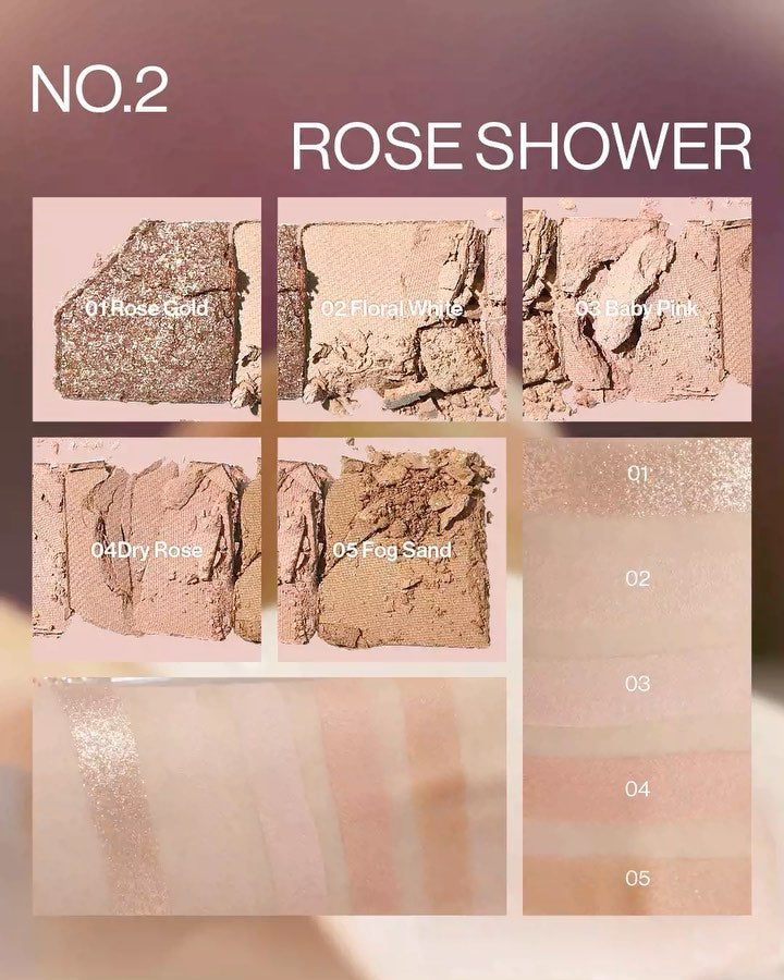 [ 新品推薦 - 清貨 ] Unleashia 🛁 Mood Shower Eye Palette