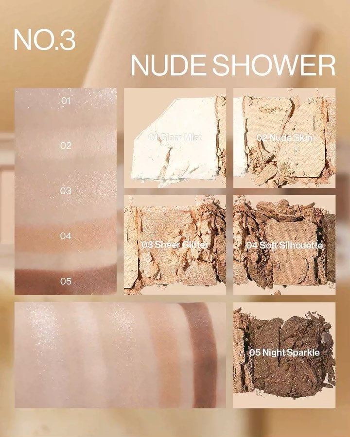 [ 新品推薦 - 清貨 ] Unleashia 🛁 Mood Shower Eye Palette