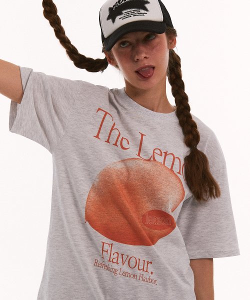 [ Pre-order ] The Lemon Flavour Overfit Tee ( Melange )