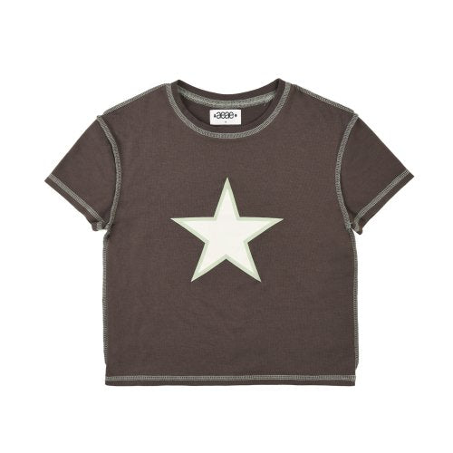 [ 現貨 ] AEAE Star Half Crop Top - Brown