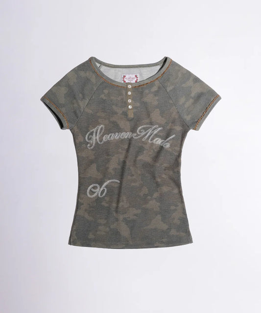 [ XMAS 現貨 ] Sculptor Heavenly Button Down Camo Tee Forest