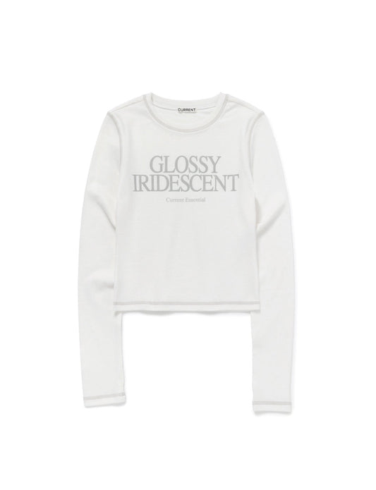 [ Pre-order ] Current Iridescent Long Sleeve Tee