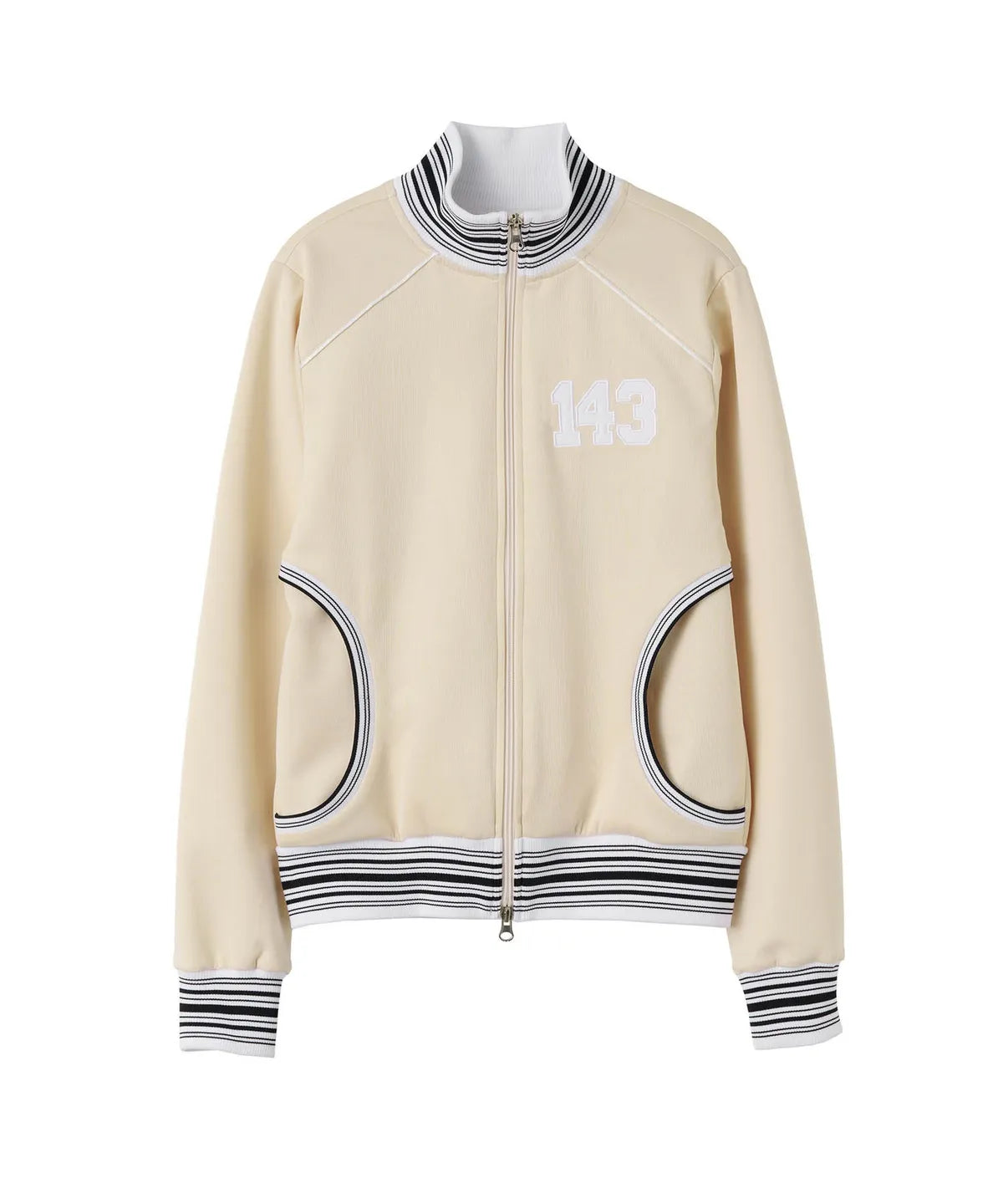 [ Pre-order ] Sculptor Stripe Track Zip-Up Raw