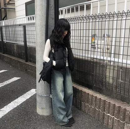 [ 矮星人必買 現貨 ] Dien Washing Wide Autumn Denim Pants