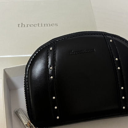 [ 店主推薦 Pre-order ] Threetimes Classic stud wallet