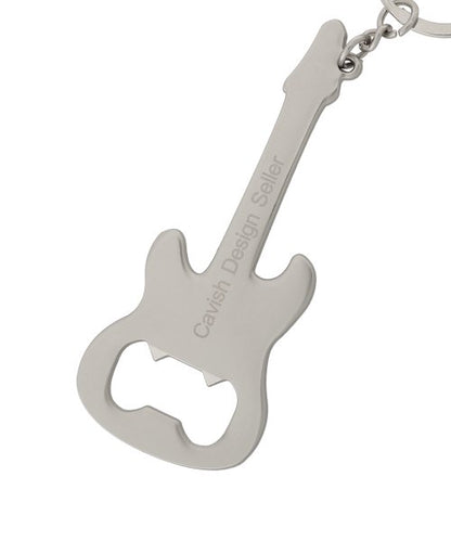 [ pre-order ] Guitar Opener Keyring Silver