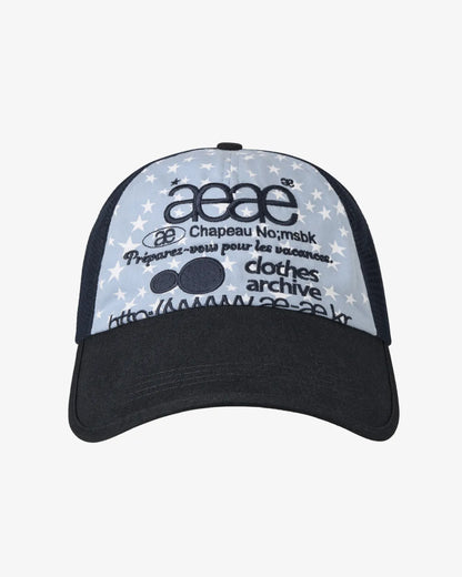 [ Pre-order ] Web Logo Star Mesh Cap