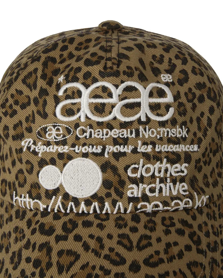 [ Pre-order ] AEAE Web Logo Leopard Cap