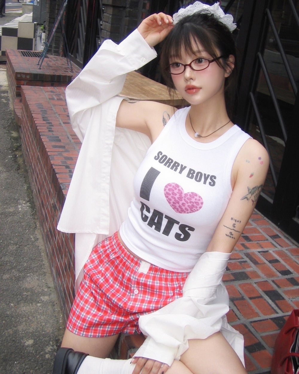 [ 來港中 ] I Love Cats Sleeveless