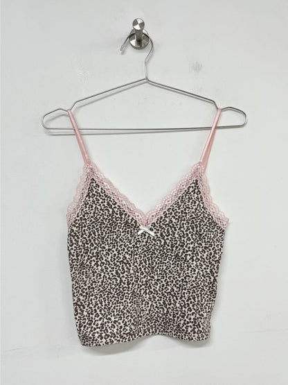 [ Pre-order ] Leopard Lace Sleeveless