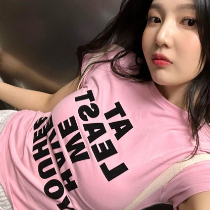 [ Joy,Karina 同款 Pre-order ] Lettering T-shirt