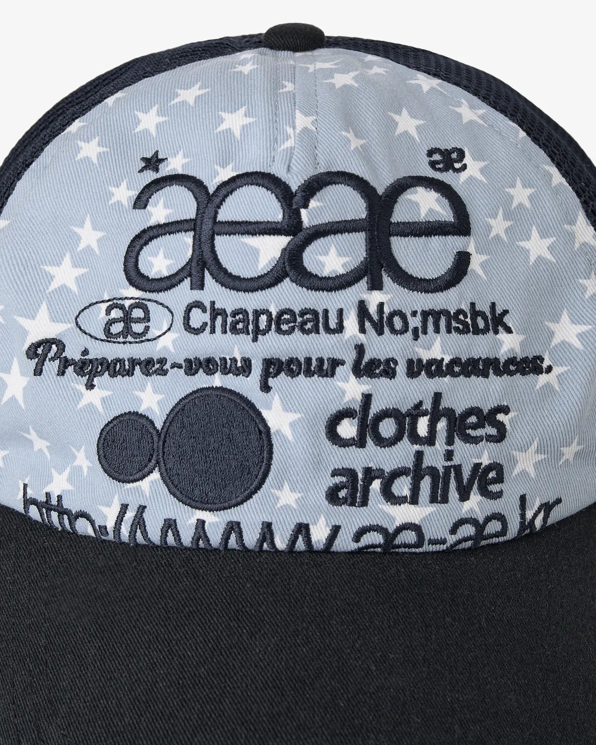 [ Pre-order ] Web Logo Star Mesh Cap