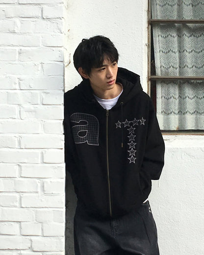 [ Pre-order ] TCM At Hoodie Zip-up (black)