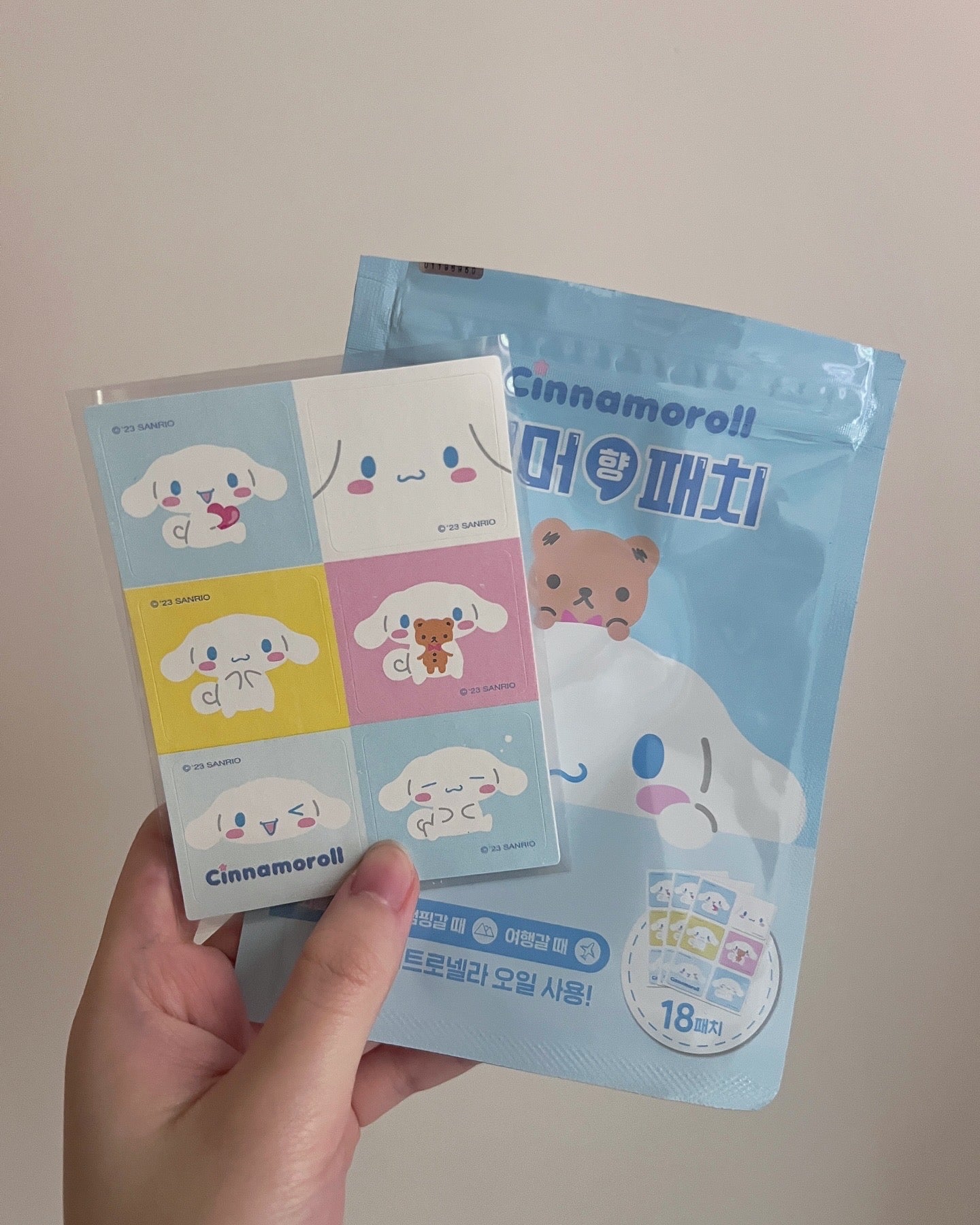 [ 韓國直送🇰🇷現貨 ] Sanrio 正方形兒童防蚊貼 ( 18個入 )