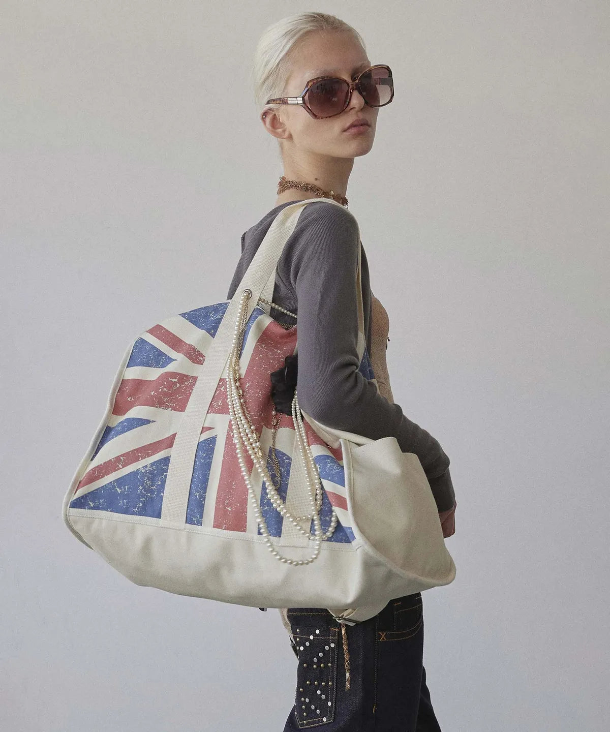 [ Pre-order ] Sculptor Naughty Girl Tote Bag Union Jack