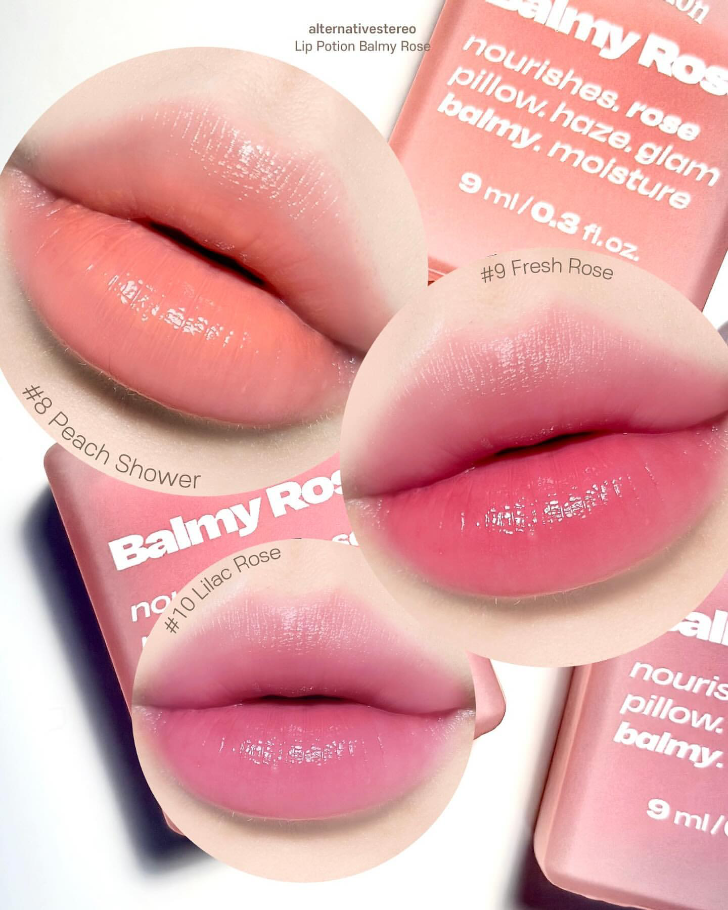 [ Pre-order ] Alternative Stereo Lip Potion Balmy Rose