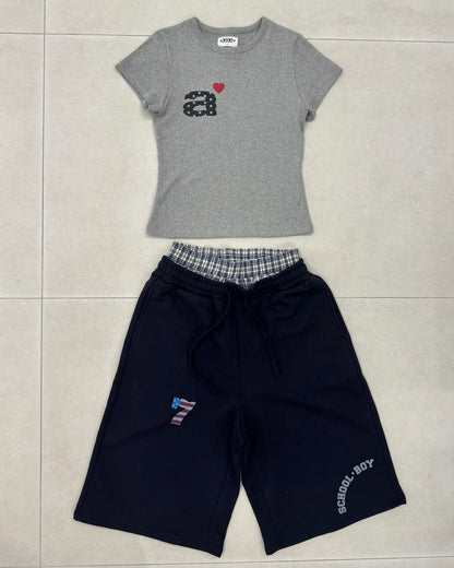 [ Pre-order ] Trunk Layered Sweatshorts