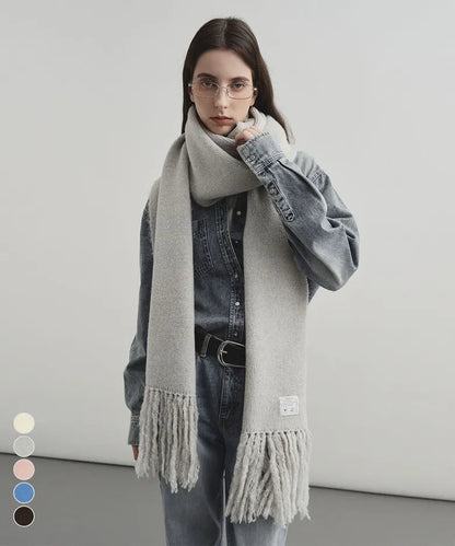 [ Pre-order ] Mongdol Heavy Wool Knit Muffler - 5 colour