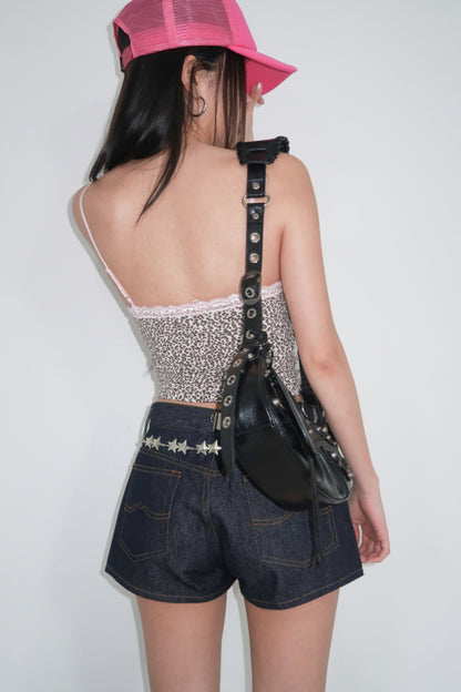 [ Pre-order ] Leopard Lace Sleeveless