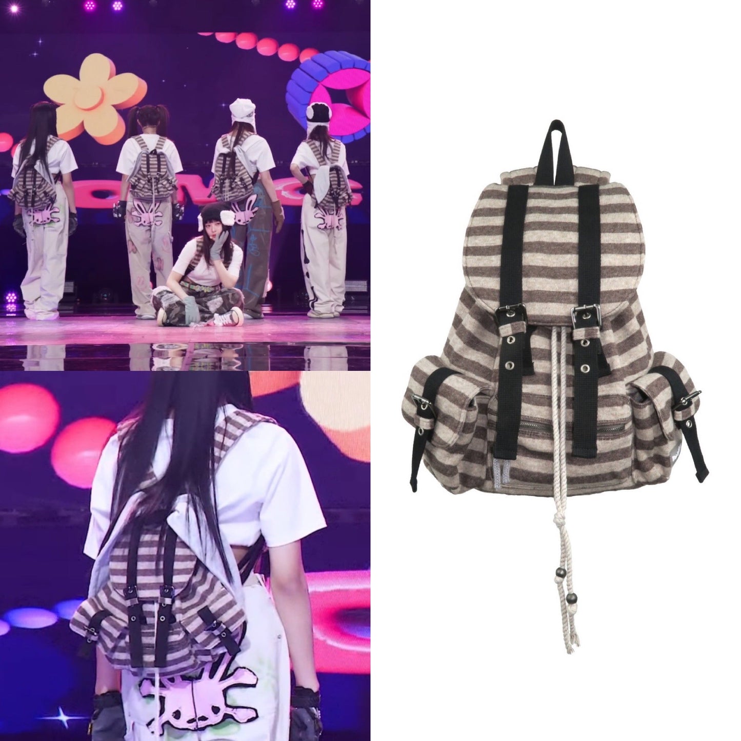 [ NJZ 同款 ] Wool Stripe Backpack