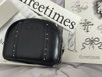 [ 店主推薦 Pre-order ] Threetimes Classic stud wallet