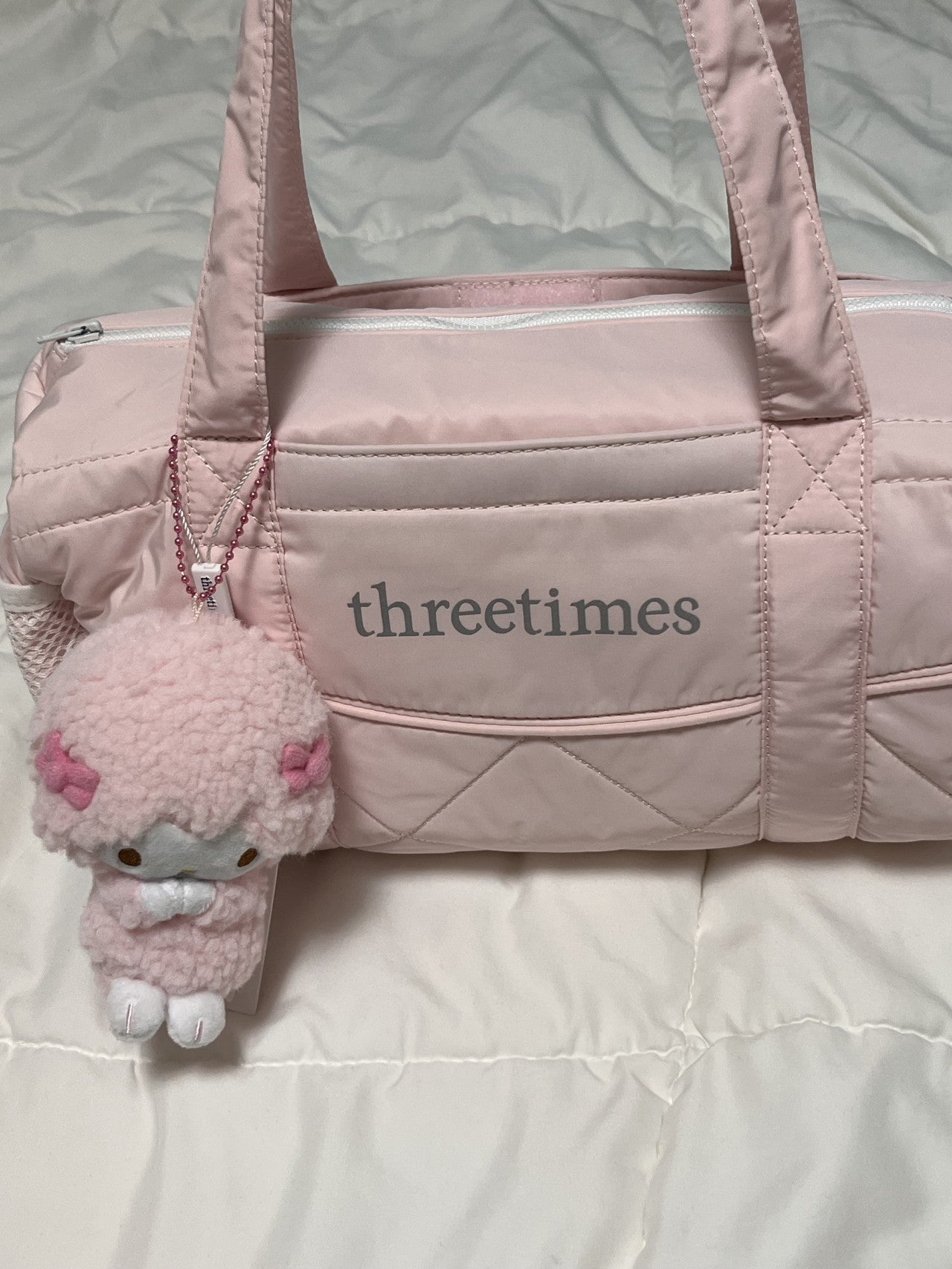 [ Joy同款 - 現貨 ] Threetimes🤍Bebe sport bag🎀