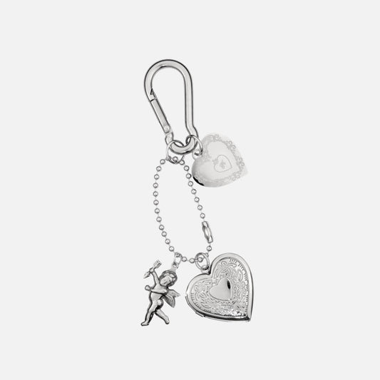 [ 現貨 ] Nff Cupid Heart Keyring - Silver