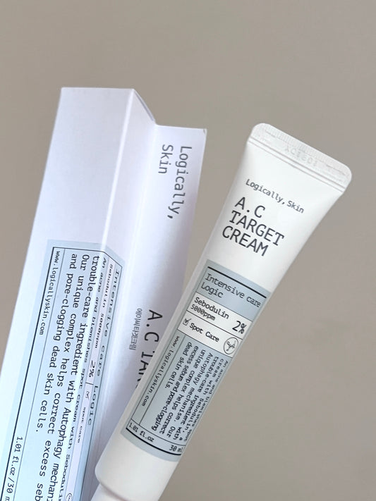 [ 現貨 ] Logically, Skin 抗痘消炎水潤修護霜 ( 清爽溫和 ) A.C Target Cream