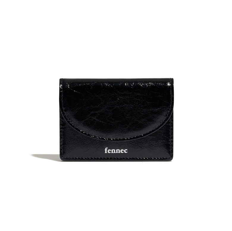 [ Pre-order ] Fennec Crinkle Halfmoon Accordion Pocket - black