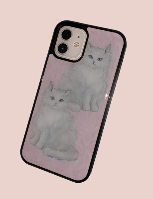 [ Pre-order ] Blue Eyes Cat Phone Case