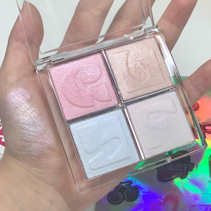 [ Somi自家牌子 ] GLYF 四色高光盤 Illuétte Highlighter Palette