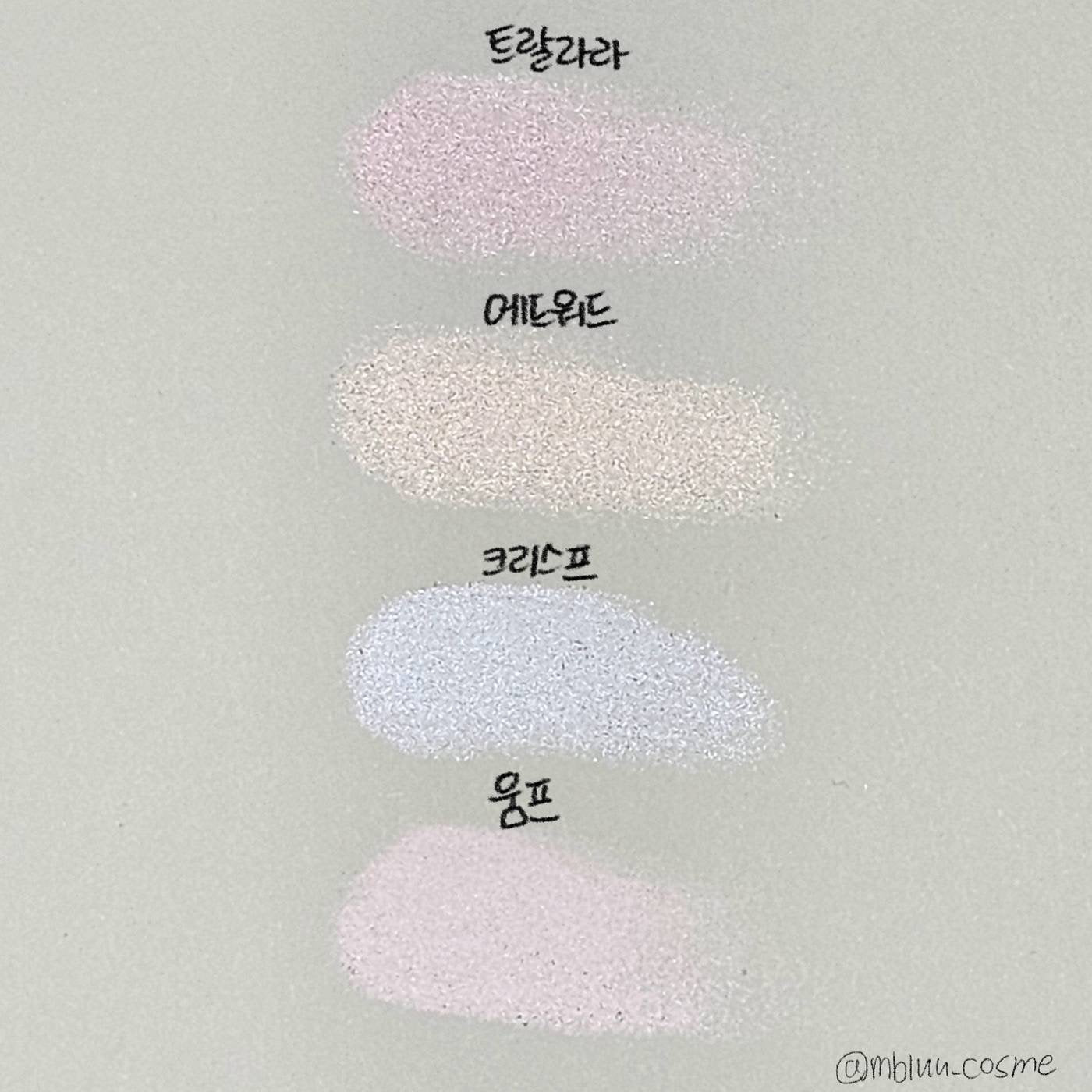 [ Somi自家牌子 ] GLYF 四色高光盤 Illuétte Highlighter Palette