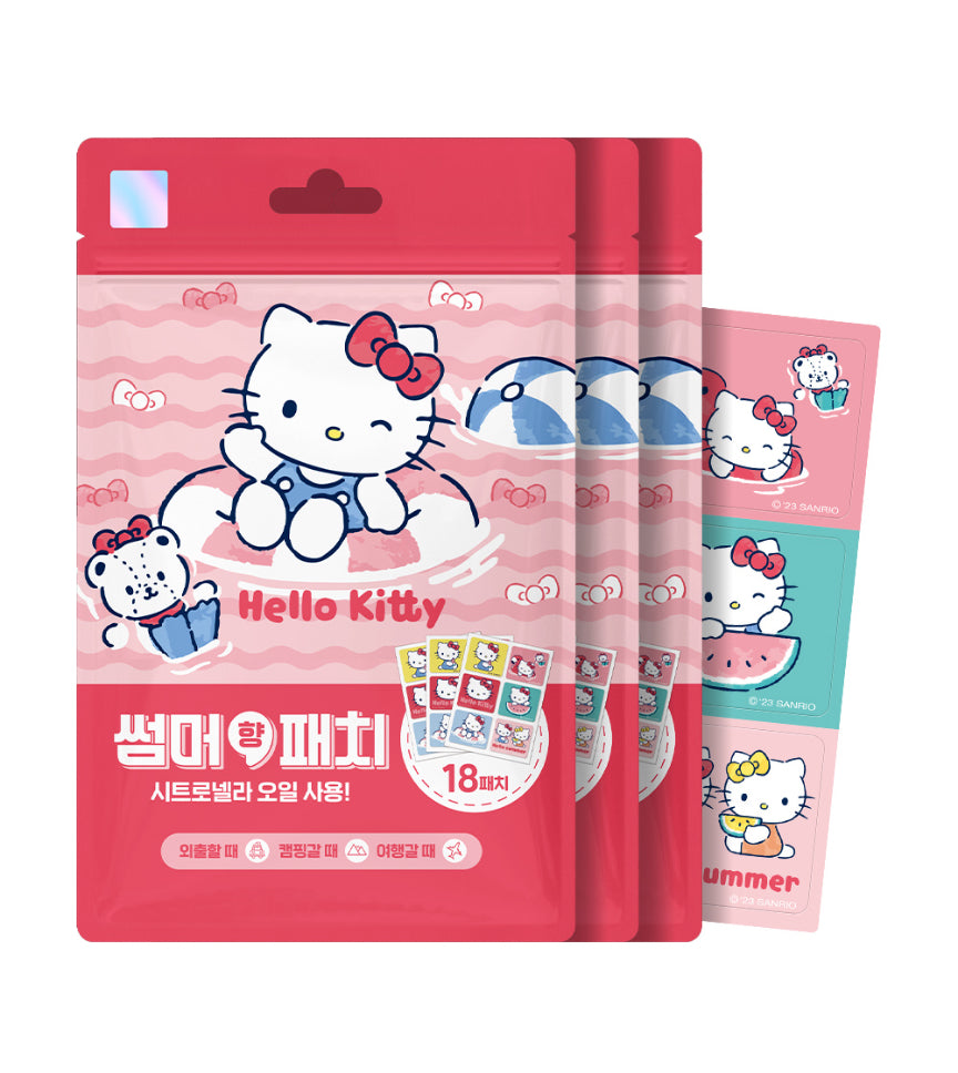 [ 韓國直送🇰🇷現貨 ] Sanrio 正方形兒童防蚊貼 ( 18個入 )