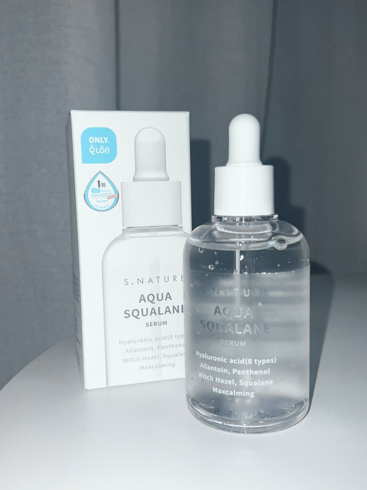 [ 店主自留 Pre-order ] S.Nature 角鯊烷溫和補水精華 Aqua Squalane Serum ( 敏感肌也適用 )