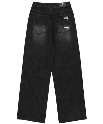 [ Pre-order ] Faye Damage Jeans